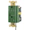 Hubbell Wiring Device-Kellems Straight Blade Receptacle, 5-20R, 20 A, 125V AC, 2 Pole, 3 Wire, Grounded HBL5362LC1GN - alternate 1